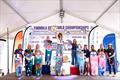Nolot celebrates on the top step of the women's podium - 2024 Formula Kite World Championships