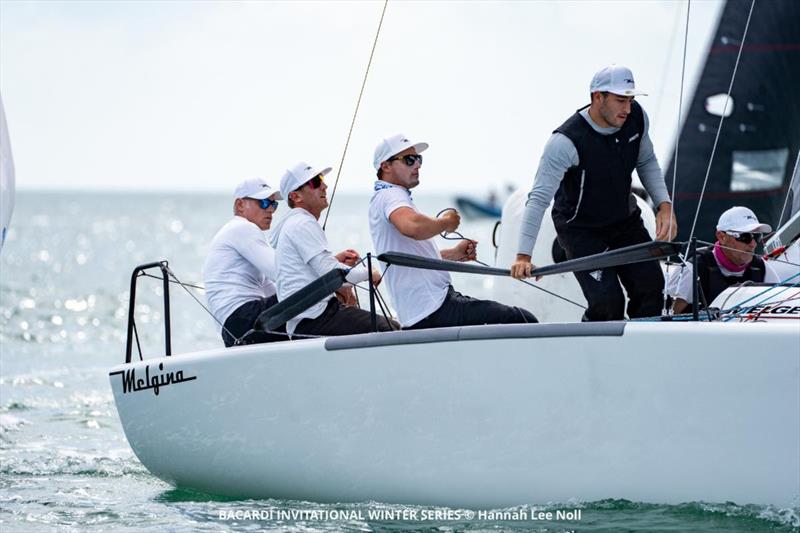 Melgina of Paolo Brescia (ITA) - Bacardi Invitational Winter Series 2024 photo copyright Hannah Lee Noll taken at  and featuring the Melges 24 class