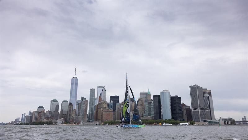 IMOCA Holcim arrives in New York in the 2024 The Transat CIC photo copyright Vincent Olivaud / OC Sport Pen Duick taken at  and featuring the IMOCA class