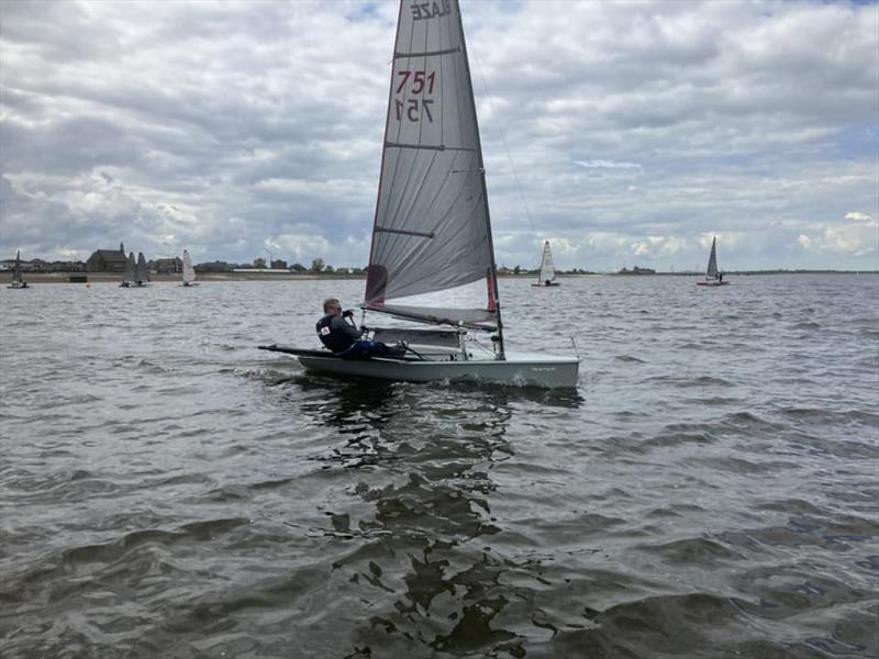 Blaze Eastern Championship at the Isle Of Sheppey photo copyright IOSSC taken at Isle of Sheppey Sailing Club and featuring the Blaze class