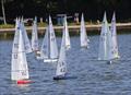 IOM Nationals at Poole: Running downwind on day 2 © Malcolm Appleton