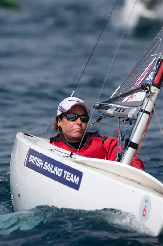 Helena Lucas on day 1 of ISAF Sailing World Cup Mallorca photo copyright Richard Langdon / British Sailing Team taken at  and featuring the 2.4m class