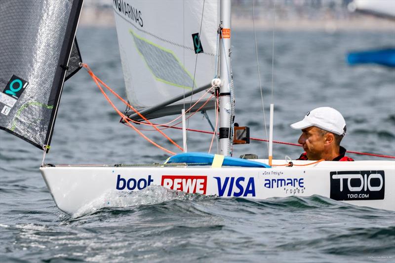 Italy's Antonio Squizzato won the 2.4-metre competition at Kiel Week 2023 photo copyright Kiel Week / ChristianBeeck.de taken at Kieler Yacht Club and featuring the 2.4m class