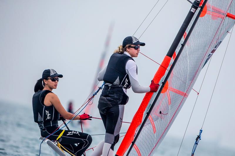 47th World Youth Sailing Championships, Sanya, China - Day 1, December 9, 2017 photo copyright Jesus Renedo / Sailing Energy / World Sailing taken at  and featuring the 29er class