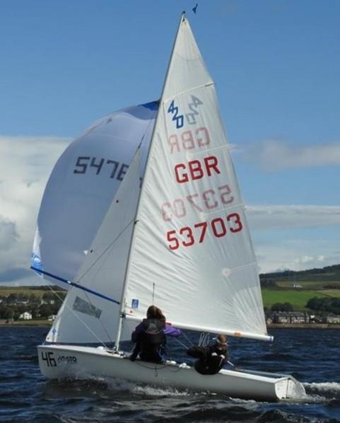sailingfast 420 Scottish Championship at Helensburgh photo copyright Mike Cattermole taken at Helensburgh Sailing Club and featuring the 420 class