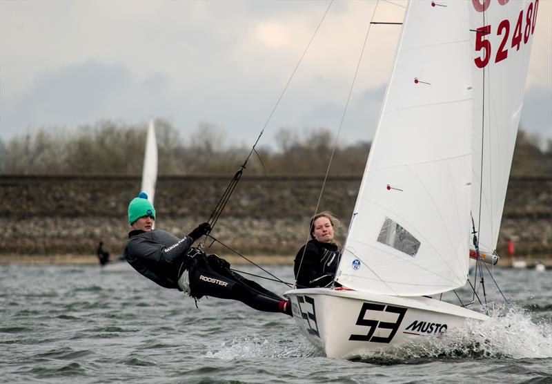 Jenny Smallwood & Paddy Jefferies (Manchester) during the BUCS Fleet Racing Championships photo copyright JJRE Photos / www.instagram.com/JJREast/ taken at Draycote Water Sailing Club and featuring the 420 class