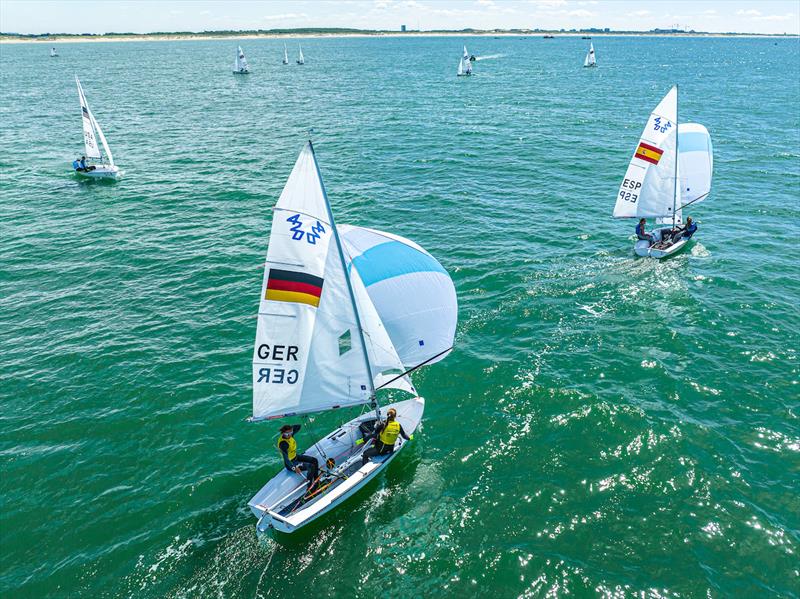 Allianz Youth World Sailing Championships day 2 photo copyright Sailing Energy taken at  and featuring the 420 class