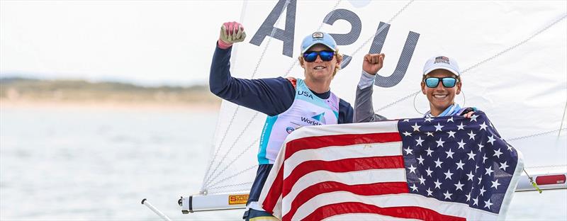 Gold for Parkin & Beck in the i420 at the Youth Worlds photo copyright Sailing Energy / World Sailing taken at  and featuring the 420 class