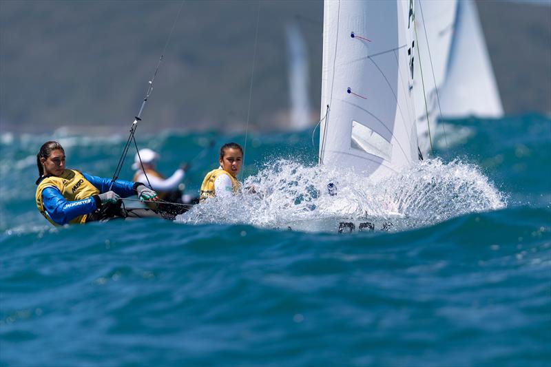 2023 Youth Sailing World Championships final day photo copyright Gabriel Heusi / World Sailing taken at  and featuring the 420 class