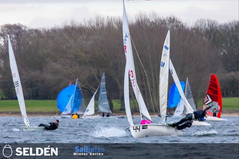 Tiger Trophy 2024, as part of the Seldén Sailjuice Winter Series photo copyright Tim Olin / www.olinphoto.co.uk taken at Rutland Sailing Club and featuring the 420 class