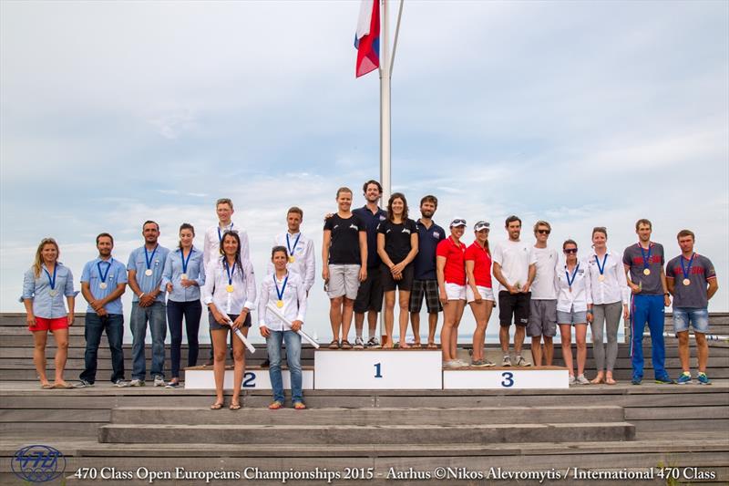 470 Mens and Womens Open European and European Champions photo copyright Nikos Alevromytis / International 470 Class taken at Sailing Aarhus and featuring the 470 class