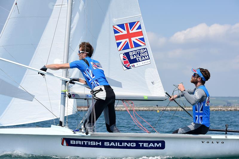 Patience and Grube photo copyright Rick Tomlinson / British Sailing Team taken at  and featuring the 470 class