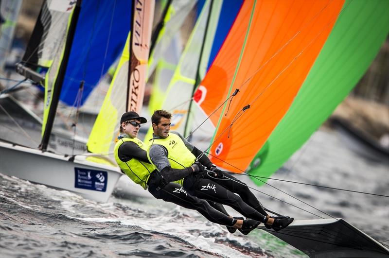 Burling and Tuke take the win at Sailing World Cup Hyeres photo copyright Richard Langdon / www.oceanimages.co.uk taken at COYCH Hyeres and featuring the 49er class