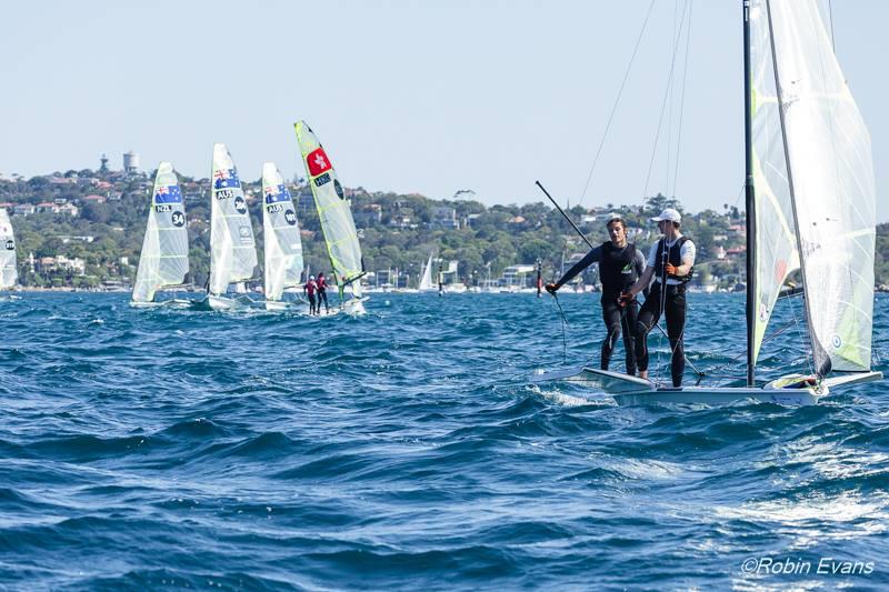 Sail Sydney 2017, Day 2, December 12 2017 photo copyright Robin Evans taken at Woollahra Sailing Club and featuring the 49er class