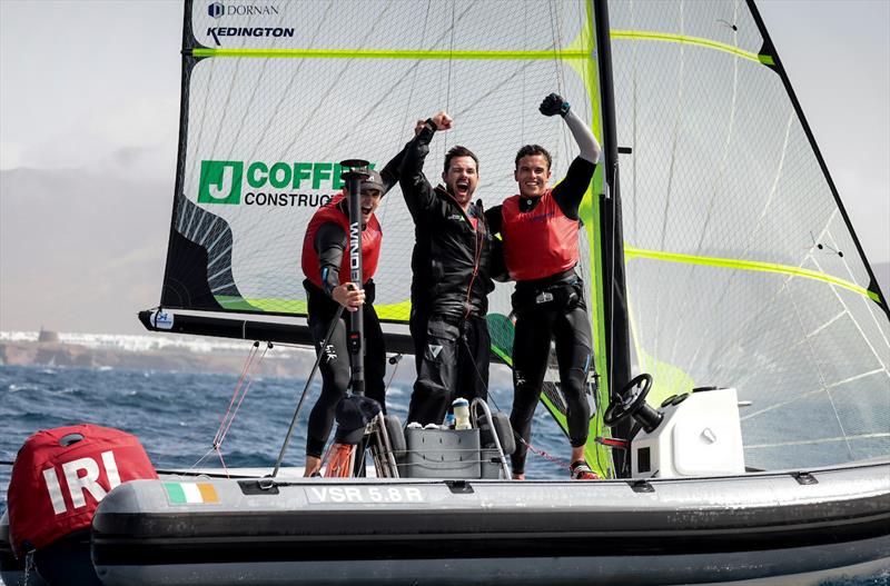 49er Ireland classifies for the Olympic Games - Lanzarote International Regatta photo copyright Sailing Energy taken at  and featuring the 49er class
