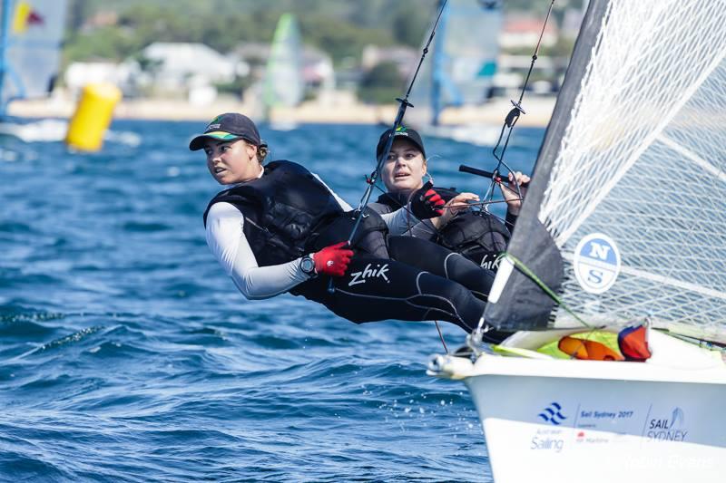 Sail Sydney 2017, Day 2, December 12 2017 photo copyright Robin Evans taken at Woollahra Sailing Club and featuring the 49er FX class
