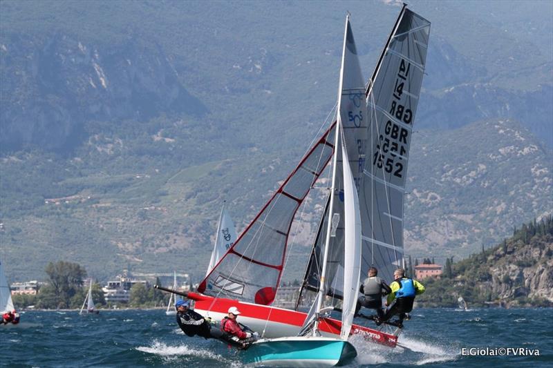 Riva Cup 2017 on Lake Garda photo copyright Elena Giolai / Fraglia Vela Riva taken at Fraglia Vela Riva and featuring the 505 class