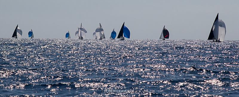 Great conditions in Sanremo on day 1 of the 2020 5.5 European Championship photo copyright Robert Deaves taken at Yacht Club Sanremo and featuring the 5.5m class