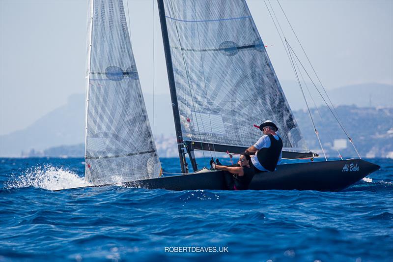 Ali Baba - 5.5 European Championship photo copyright Robert Deaves taken at Yacht Club Sanremo and featuring the 5.5m class