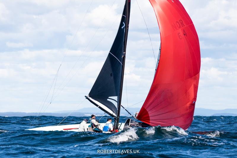 Arunga XII during the 5.5 World Championship 2022 photo copyright Robert Deaves taken at Hankø Yacht Club and featuring the 5.5m class