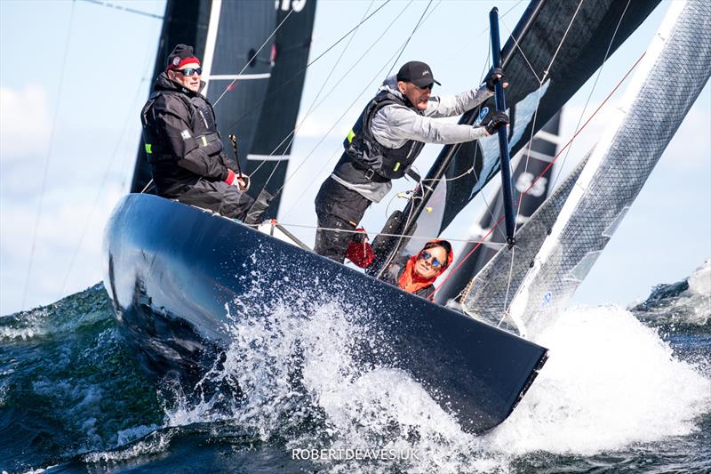 Ali Baba during the 5.5 World Championship 2022 photo copyright Robert Deaves taken at Hankø Yacht Club and featuring the 5.5m class
