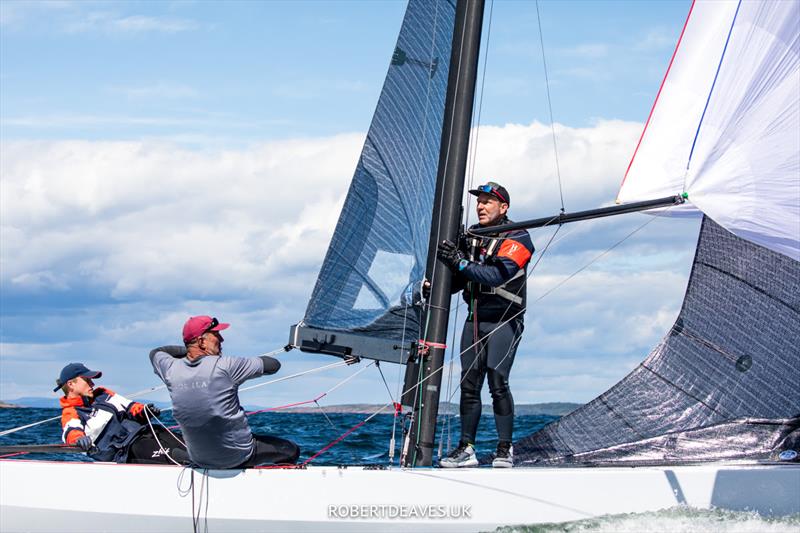 Jean Genie wins the 5.5 World Championship 2022 photo copyright Robert Deaves taken at Hankø Yacht Club and featuring the 5.5m class