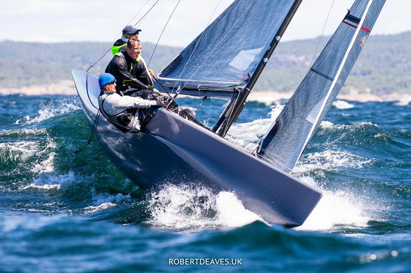 Shaolin during the 5.5 World Championship 2022 photo copyright Robert Deaves taken at Hankø Yacht Club and featuring the 5.5m class