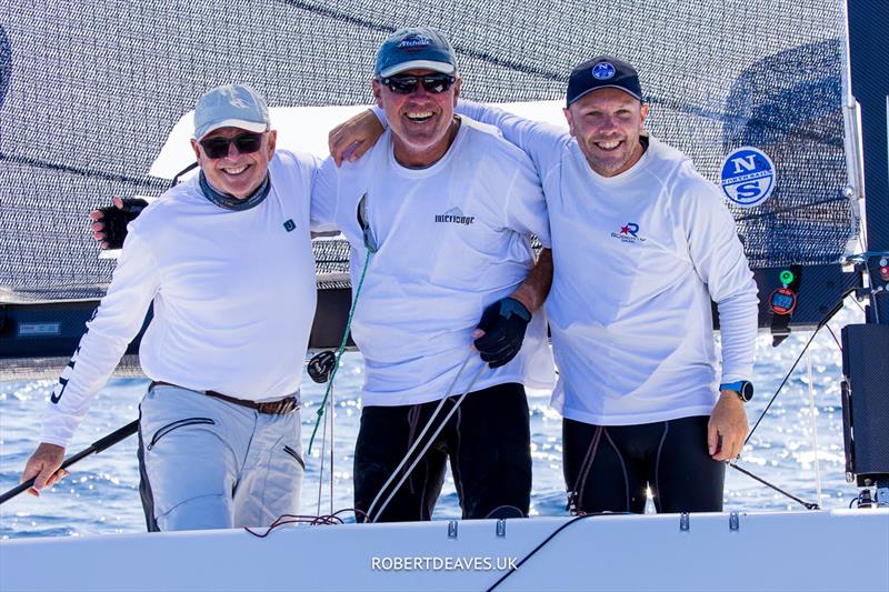 2023 5.5m Scandinavian Gold Cup - The crew of The Jean Genie photo copyright Robert Deaves / www.robertdeaves.uk taken at Yacht Club Costa Smeralda and featuring the 5.5m class