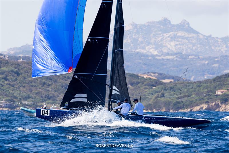 5.5 Metre World Championship in Porto Cervo - Aspire photo copyright Robert Deaves / www.robertdeaves.uk taken at Yacht Club Costa Smeralda and featuring the 5.5m class