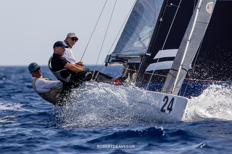 The Jean Genie - 5.5 Metre World Championship 2023, day 4 photo copyright Robert Deaves taken at Yacht Club Costa Smeralda and featuring the 5.5m class