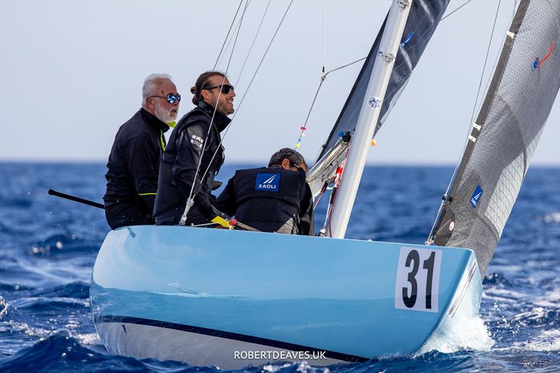 Cibele - 5.5 Metre World Championship 2023, day 4 photo copyright Robert Deaves taken at Yacht Club Costa Smeralda and featuring the 5.5m class