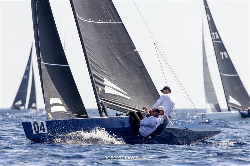 Aspire - 5.5 Metre World Championship 2023, day 4 photo copyright Robert Deaves taken at Yacht Club Costa Smeralda and featuring the 5.5m class