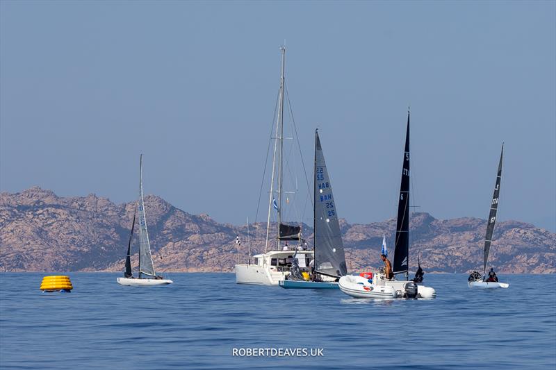 The first race had to be abandoned... - 5.5 Metre World Championship 2023, final day - photo © Robert Deaves