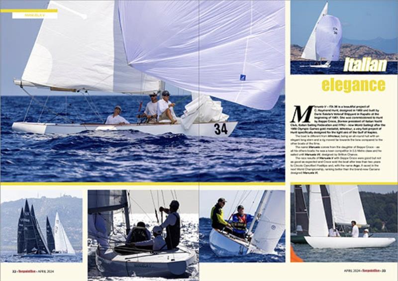 April 2024 fivepointfive magazine photo copyright Robert Deaves taken at  and featuring the 5.5m class