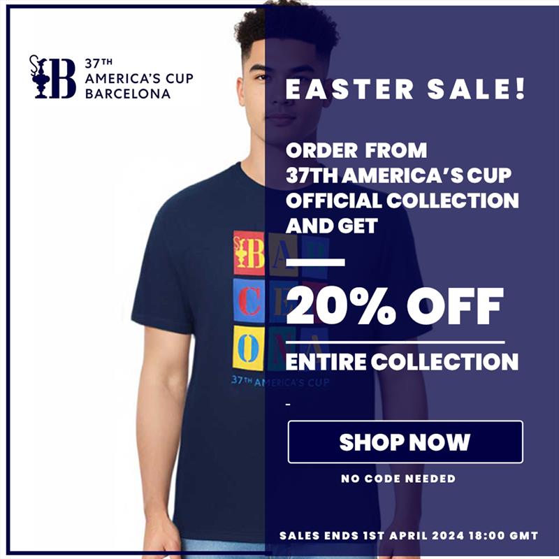 Easter Special - 20% off all America's Cup Collection - buy now - photo © Sportfolio