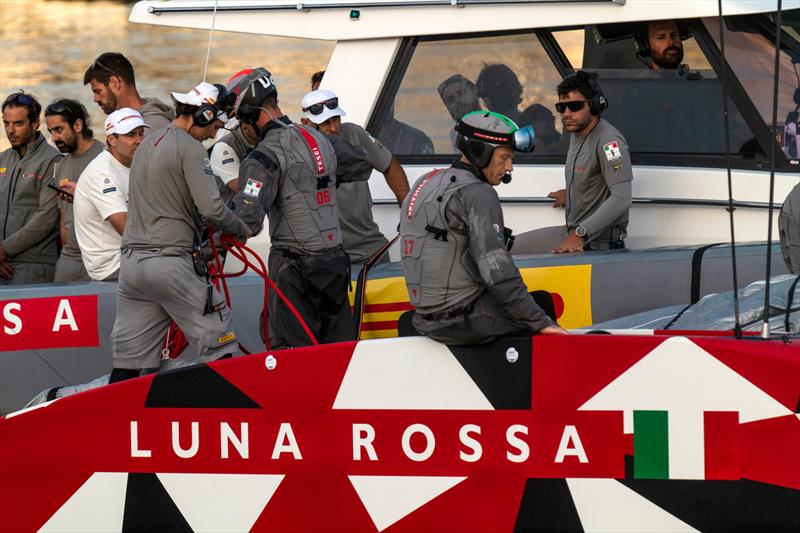 Luna Rossa Prada Pirelli - October 24, 2022 - Cagliari, Sardinia  photo copyright Ivo Rovira / America's Cup taken at Circolo della Vela Sicilia and featuring the AC40 class