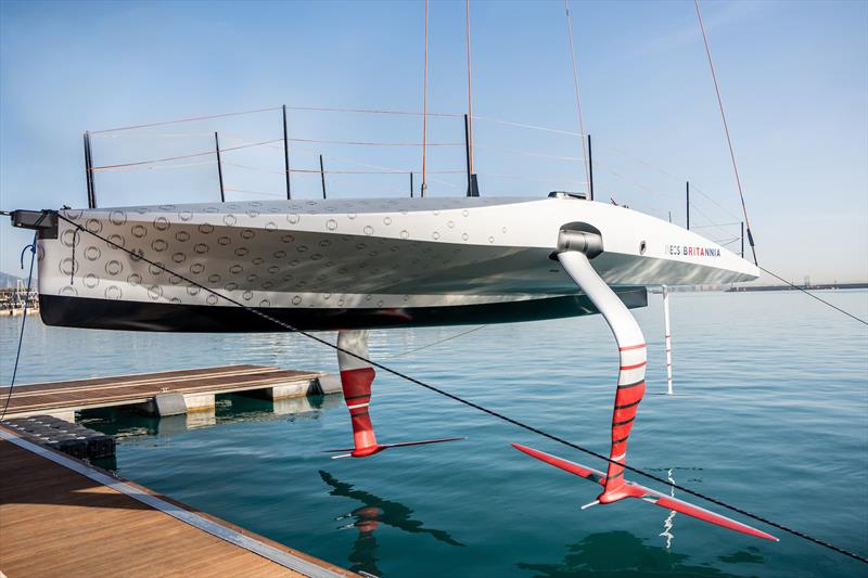 INEOS Britannia's new ‘T6' test boat revealed from their winter training base in Palma de Mallorca, Spain photo copyright C.Gregory/INEOS Britannia taken at Royal Yacht Squadron and featuring the AC40 class