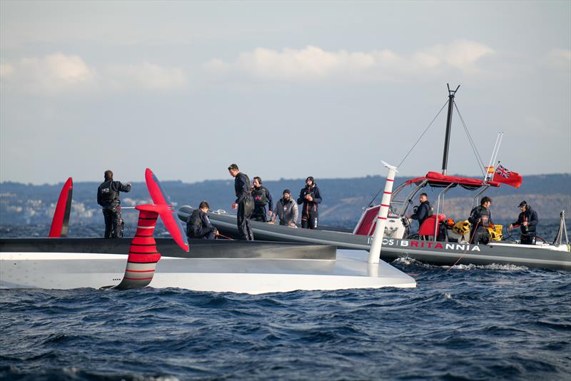 INEOS Britannia - LEQ12 - February 8, 2023 - Mallorca - photo © Ugo Fonolla / America's Cup