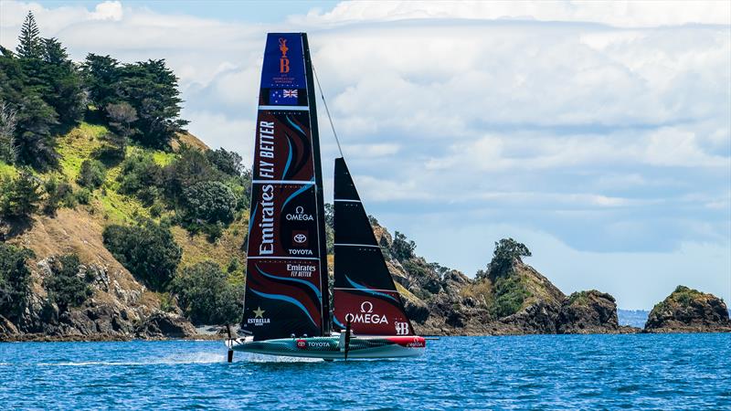 Emirates Team New Zealand - AC40 - Day 32 - Auckland - November 10, 2023 photo copyright Sam Thom/America's Cup taken at Royal New Zealand Yacht Squadron and featuring the AC40 class