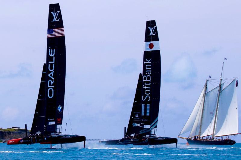 Yachts in the Antigua Bermuda Race will arrive in Bermuda in good time to enjoy the build-up to the competition for the oldest trophy in international sport - the America's Cup photo copyright Tom Clarke taken at  and featuring the AC45 class