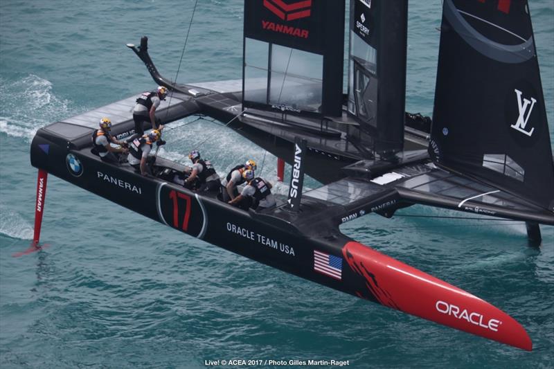 ORACLE TEAM USA on day 6 of the 35th America's Cup - photo © ACEA 2017 / Gilles Martin-Raget
