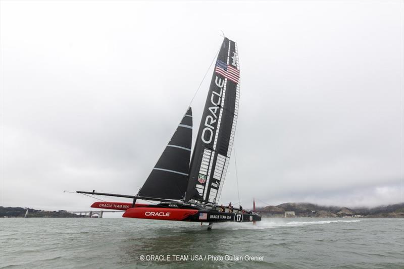 ORACLE TEAM USA have had two races deducted going into the 34th America's Cup photo copyright Guilain Grenier / ORACLE TEAM USA taken at  and featuring the AC72 class