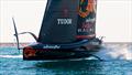Tail plane deflects foil arm spray - Alinghi Red Bull Racing- AC75 - Day 6 - April 24, 2024 - Barcelona