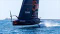 Tail-plane appears prominent and should tidy airflow as it leaves the hull - Alinghi Red Bull Racing- AC75 - Day 6 - April 24, 2024 - Barcelona