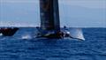 About to fully lift-off - Alinghi Red Bull Racing- AC75 - Day 6 - April 24, 2024 - Barcelona