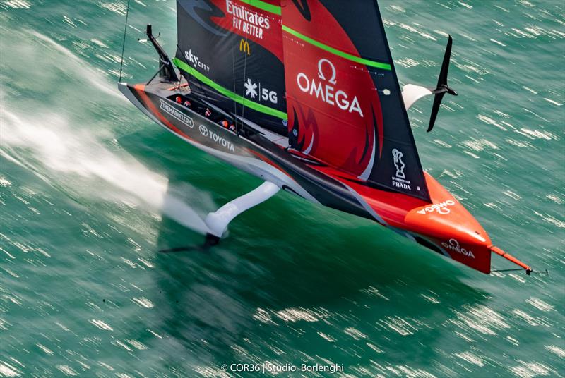 Emirates Team New Zealand photo copyright COR36 / Studio Borlenghi taken at  and featuring the AC75 class
