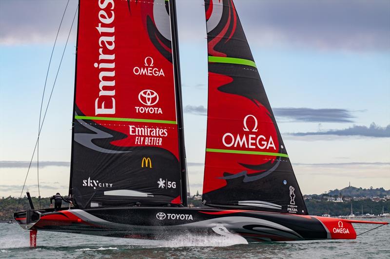 America's Cup: Emirates Team New Zealand photo copyright Emirates Team New Zealand taken at  and featuring the AC75 class