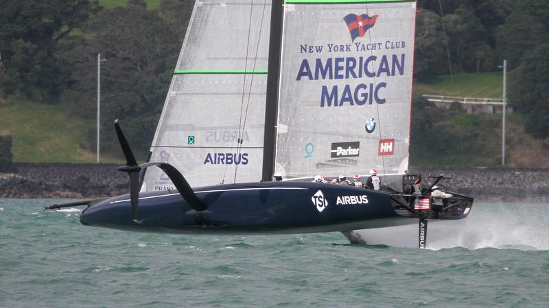 American Magic - Waitemata Harbour - Auckland - August 3, 2020 - America's Cup 36  photo copyright Richard Gladwell / Sail-World.com taken at New York Yacht Club and featuring the AC75 class