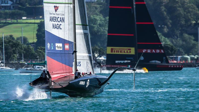 American Magic  - Waitemata Harbour - January 8, 2021 - 36th America's Cup photo copyright Richard Gladwell / Sail-World.com taken at New York Yacht Club and featuring the AC75 class