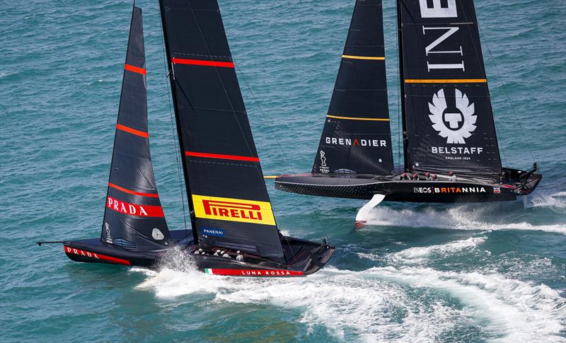 Italy and Great Britain will contest an all European final for the Prada Cup photo copyright America's Cup Media taken at Circolo della Vela Sicilia and featuring the AC75 class